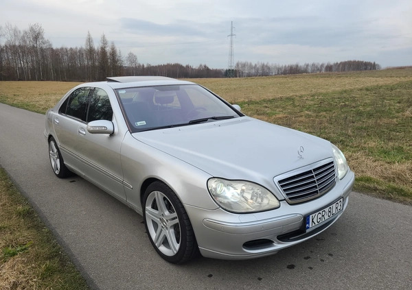 Mercedes-Benz Klasa S cena 34900 przebieg: 210000, rok produkcji 2004 z Nowa Dęba małe 466